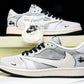 Travis Scott AJ1 Low x Stussy 'Silver Grey' (Custom)