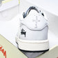 Travis Scott AJ1 Low x Stussy 'Silver Grey' (Custom)