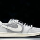 Travis Scott AJ1 Low x Stussy 'Silver Grey' (Custom)