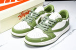 Travis Scott AJ1 Low x Stussy 'Green White' (Custom)