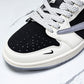 Travis Scott AJ1 Low x Stussy 'White Black Grey Red' (Custom)