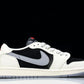 Travis Scott AJ1 Low x Stussy 'White Black Grey Red' (Custom)