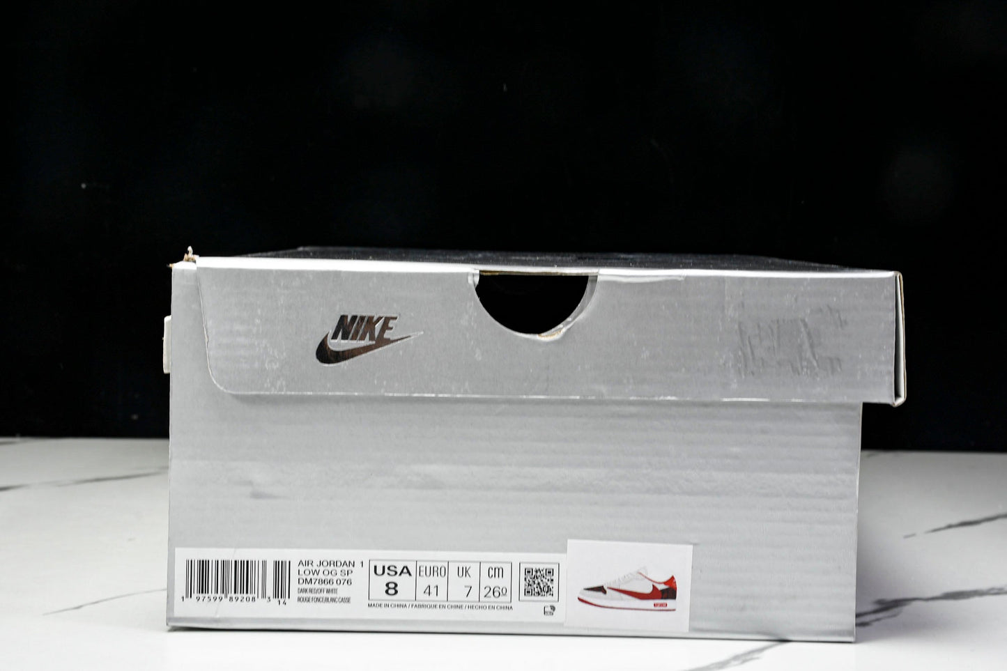 Travis Scott AJ1 Low x Year of The Snake x Supreme 'White Red' (Custom)