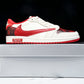 Travis Scott AJ1 Low x Year of The Snake x Supreme 'White Red' (Custom)