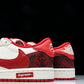 Travis Scott AJ1 Low x Year of The Snake x Supreme 'White Red' (Custom)