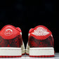 Travis Scott AJ1 Low x Year of The Snake x Supreme 'White Red' (Custom)