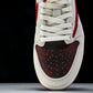 Travis Scott AJ1 Low x Year of The Snake x Supreme 'White Red' (Custom)