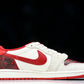Travis Scott AJ1 Low x Year of The Snake x Supreme 'White Red' (Custom)