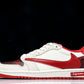 Travis Scott AJ1 Low x Year of The Snake x Supreme 'White Red' (Custom)