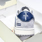 Travis Scott AJ1 Low x Supreme 'Grey Navy' (Custom)