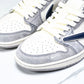 Travis Scott AJ1 Low x Supreme 'Grey Navy' (Custom)