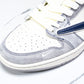 Travis Scott AJ1 Low x Supreme 'Grey Navy' (Custom)
