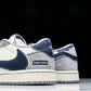 Travis Scott AJ1 Low x Supreme 'Grey Navy' (Custom)