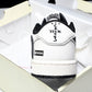 Travis Scott AJ1 Low x Supreme 'White Black' (Custom)