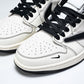 Travis Scott AJ1 Low x Supreme 'White Black' (Custom)