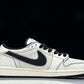 Travis Scott AJ1 Low x Supreme 'White Black' (Custom)
