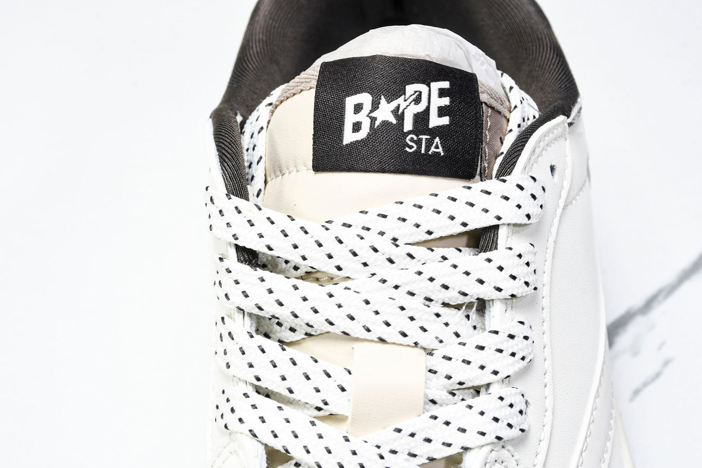 Travis Scott AJ1 Low x BAPE 'White Grey' (Custom)