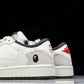Travis Scott AJ1 Low x BAPE 'White Grey' (Custom)