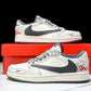 Travis Scott AJ1 Low x Year of The Snake 'White Grey' (Custom)