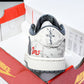 Travis Scott AJ1 Low x Year of The Snake 'White Grey' (Custom)
