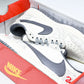 Travis Scott AJ1 Low x Year of The Snake 'White Grey' (Custom)