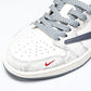 Travis Scott AJ1 Low x Year of The Snake 'White Grey' (Custom)