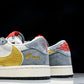 Travis Scott AJ1 Low x Year of The Snake 'Gold Grey' (Custom) - UK 6.5 / US 7.5 / EU 40.5