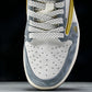 Travis Scott AJ1 Low x Year of The Snake 'Gold Grey' (Custom) - UK 6.5 / US 7.5 / EU 40.5