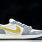Travis Scott AJ1 Low x Year of The Snake 'Gold Grey' (Custom) - UK 6.5 / US 7.5 / EU 40.5