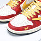 Travis Scott AJ1 Low x Year of The Snake x Supreme 'Red Yellow' (Custom)