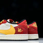 Travis Scott AJ1 Low x Year of The Snake x Supreme 'Red Yellow' (Custom)