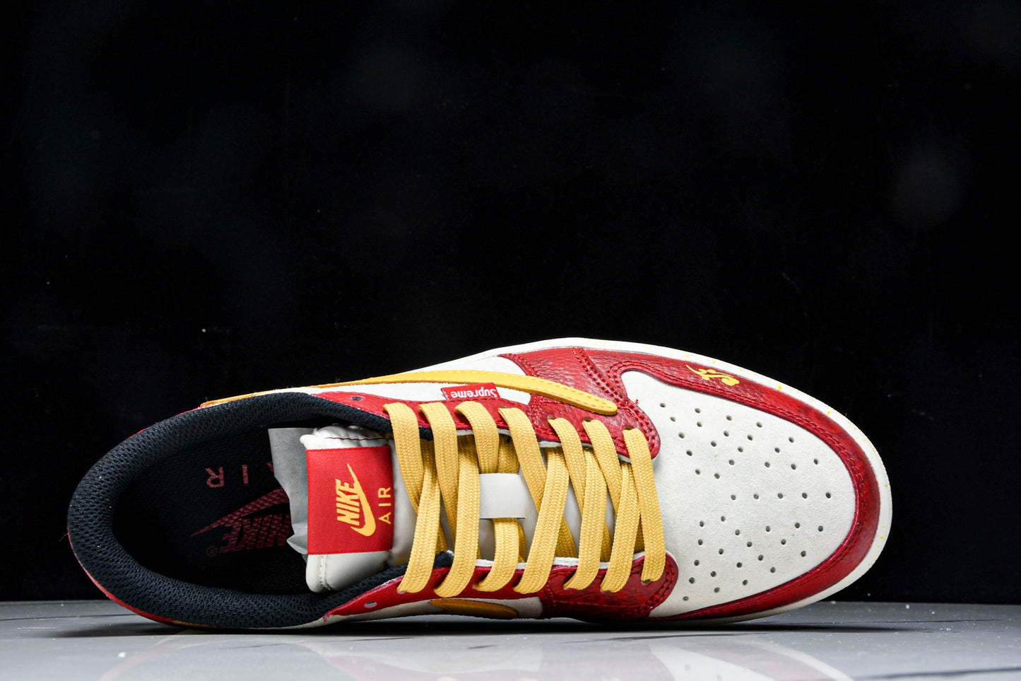 Travis Scott AJ1 Low x Year of The Snake x Supreme 'Red Yellow' (Custom)
