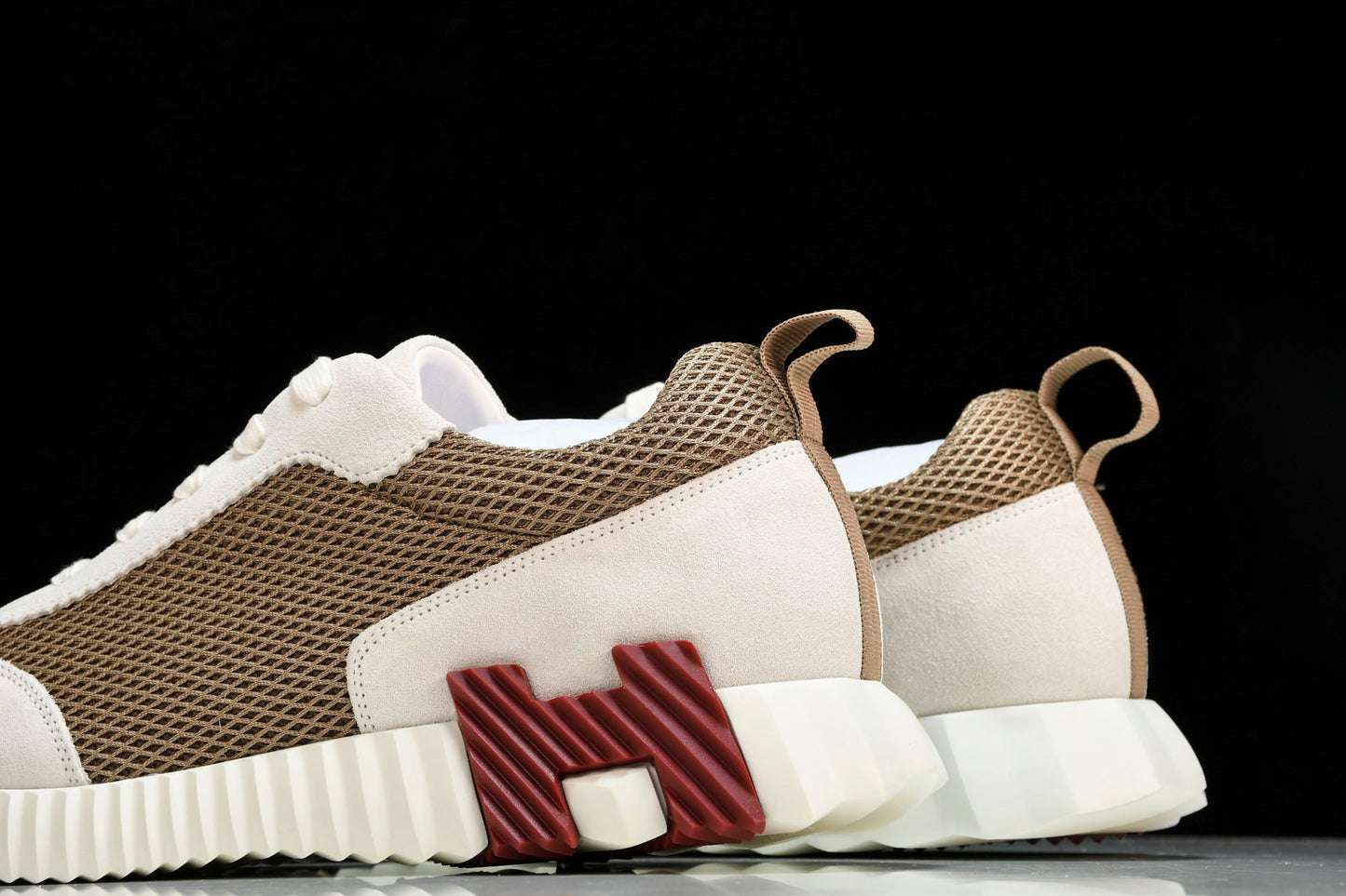 Нermès Bouncing Sneaker 'Beige Argile Blanc'