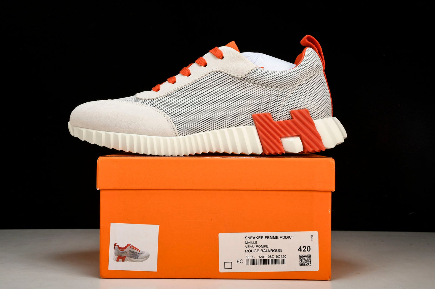 Нermès Bouncing Sneaker 'Beige Orange Bleu'