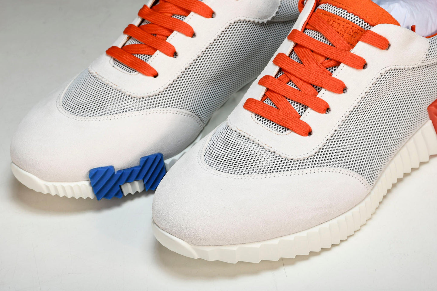 Нermès Bouncing Sneaker 'Blanc Orange Bleu'
