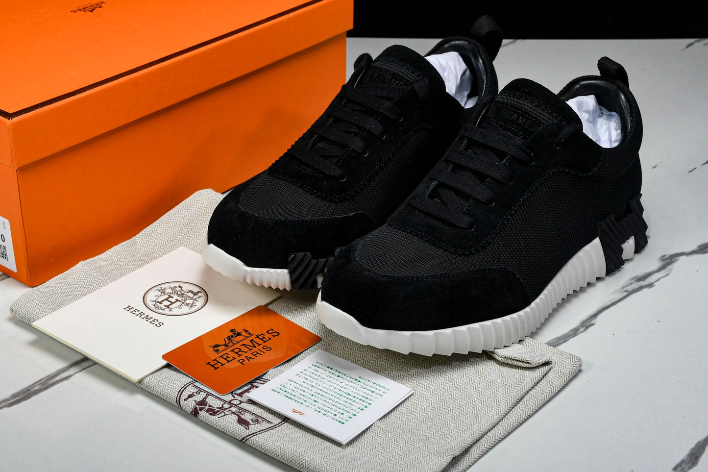 Нermès Bouncing Sneaker 'Noir Blanc'