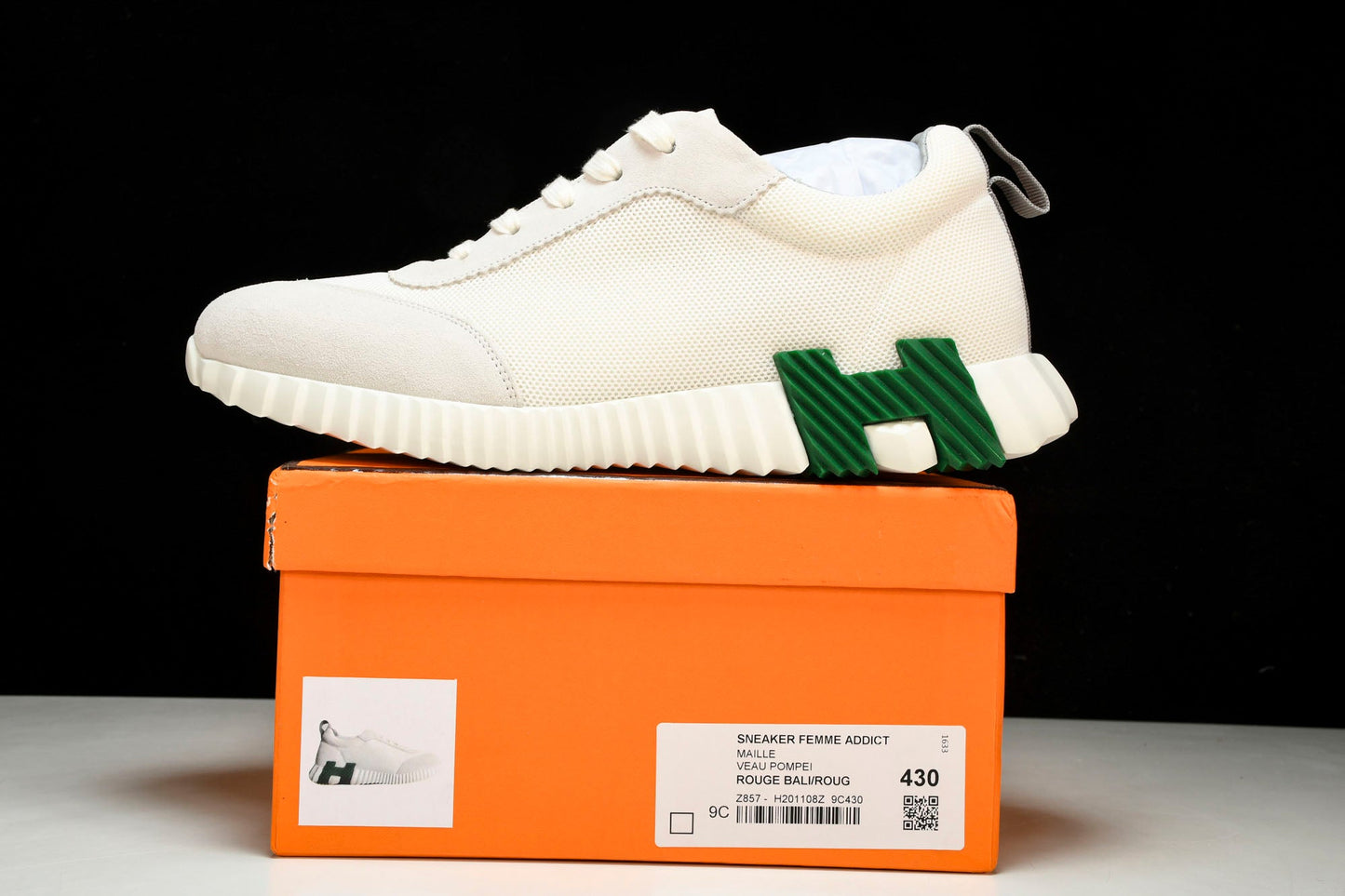 Нermès Bouncing Sneaker 'Blanc Vert'