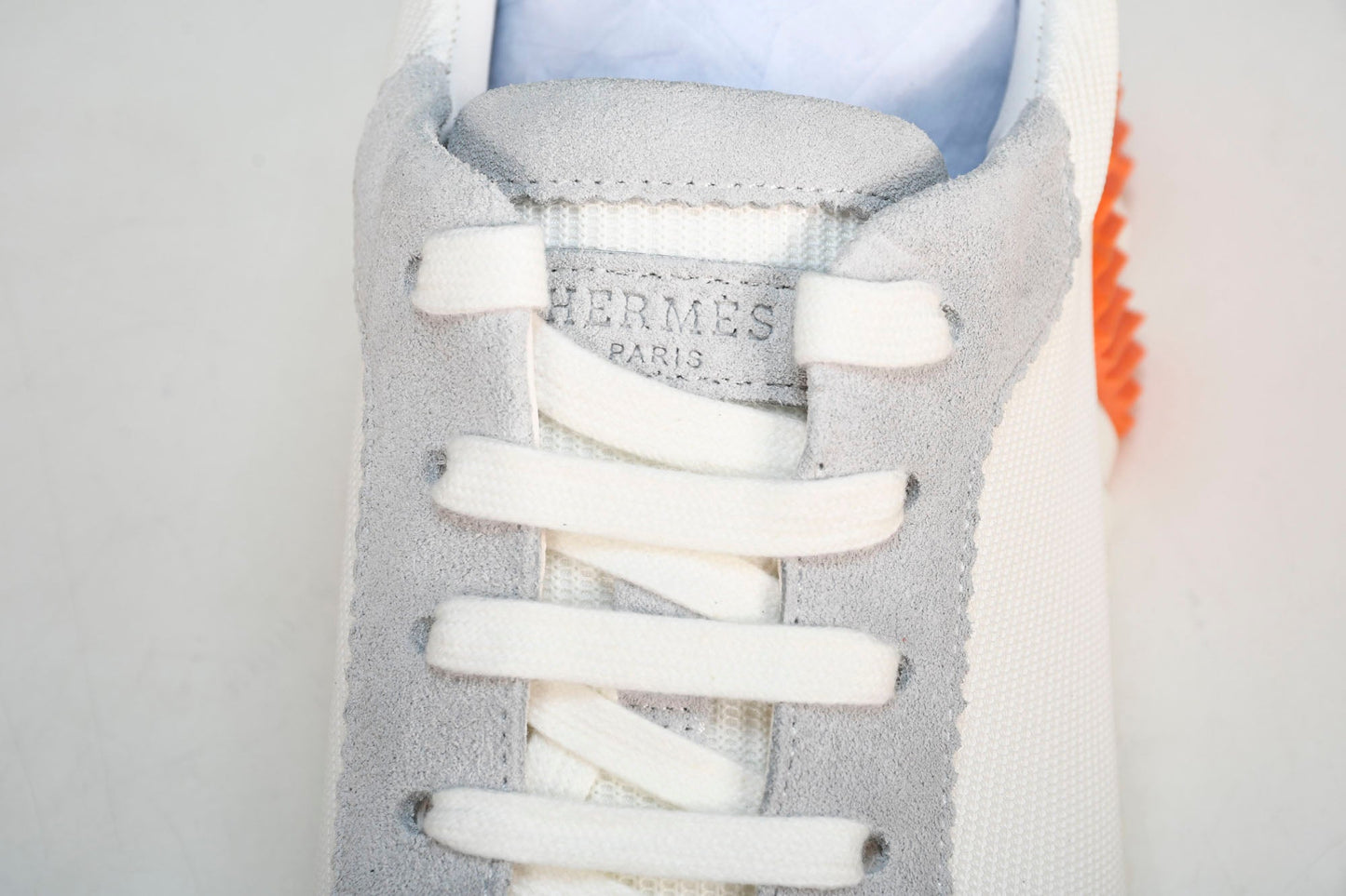 Нermès Bouncing Sneaker 'Blanc Orange Gris'