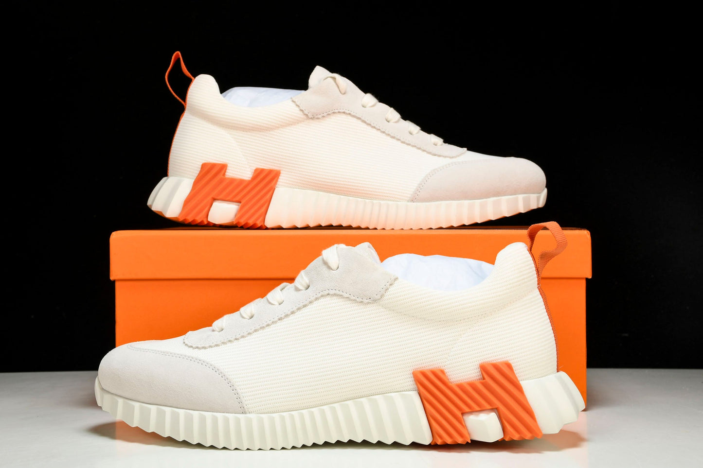 Нermès Bouncing Sneaker 'Blanc Orange'
