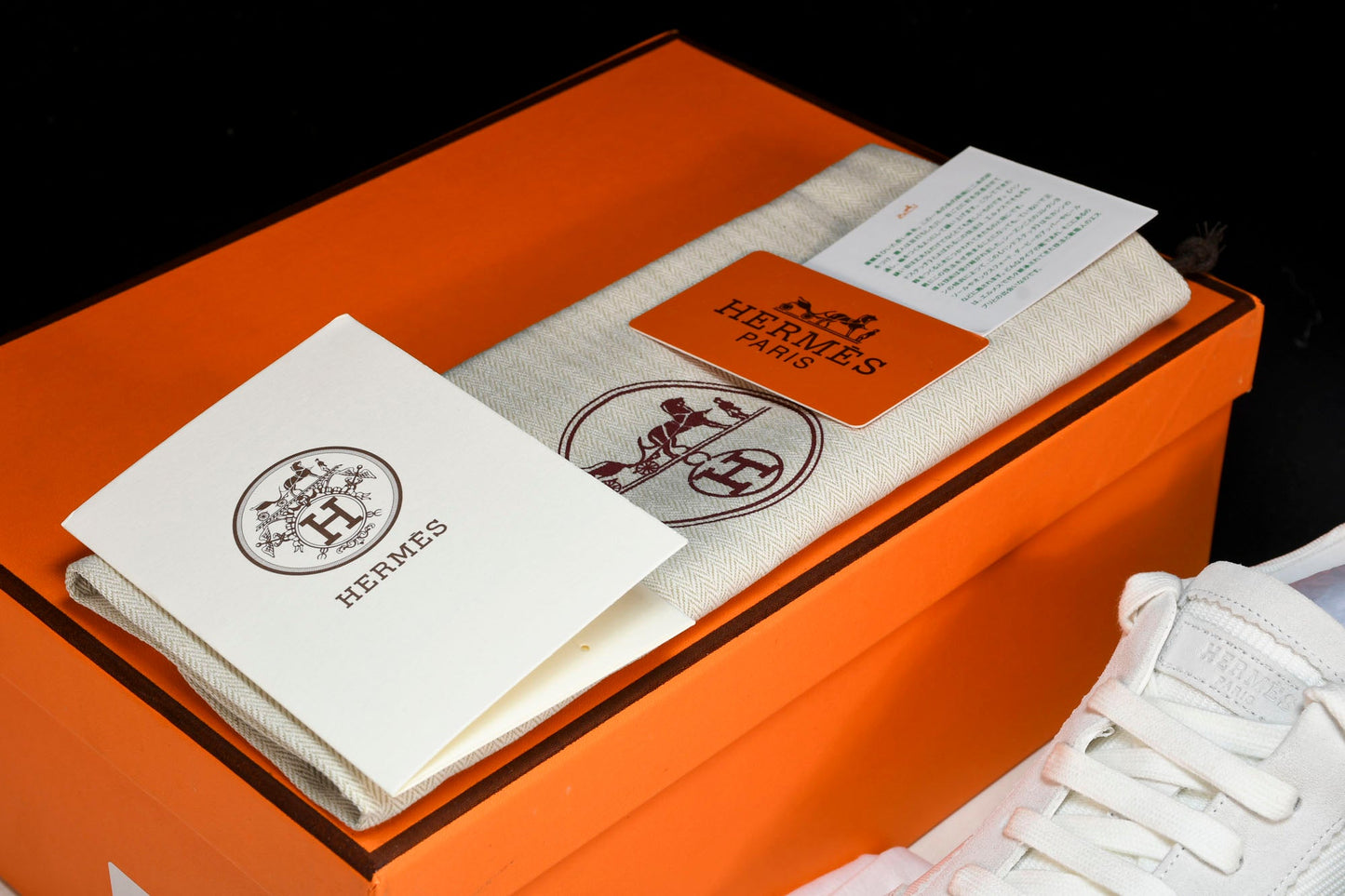 Нermès Bouncing Sneaker 'Blanc Orange'
