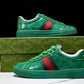 Guссi Ace Web 'Green Monogram'