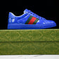 Guссi Ace Web 'Blue Monogram'