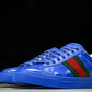 Guссi Ace Web 'Blue Monogram'