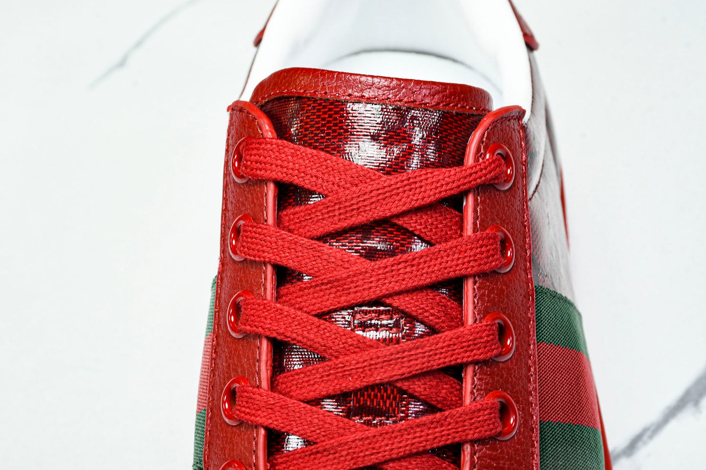 Guссi Ace Web 'Red Monogram'