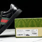 Guссi Ace Web 'Glossy Black Monogram'