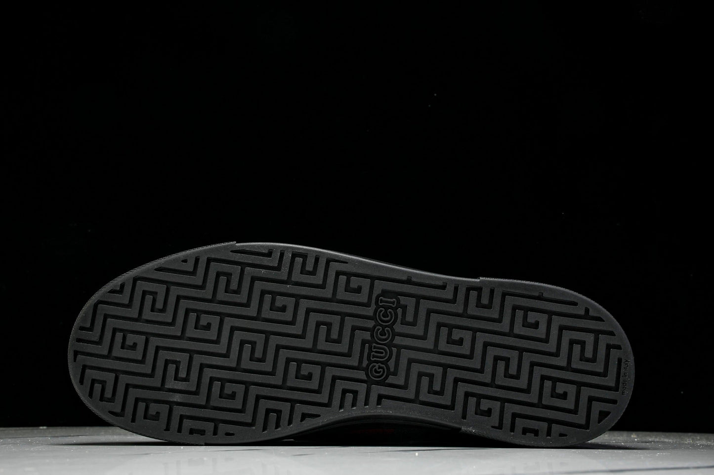 Guссi Ace Web 'Glossy Black Monogram'