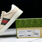 Guссi Ace Web 'Embossed Beige Monogram'