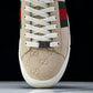 Guссi Ace Web 'Embossed Beige Monogram'