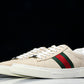 Guссi Ace Web 'Embossed Beige Monogram'