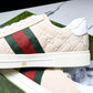 Guссi Ace Web 'Embossed Beige Monogram'